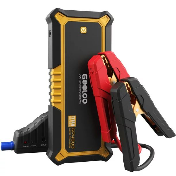 GOOLOO GP4000 Car Jump Starter,4000A Peak 12V Portable Jump Starter for All Gas and Up to 10.0L D... | Walmart (US)
