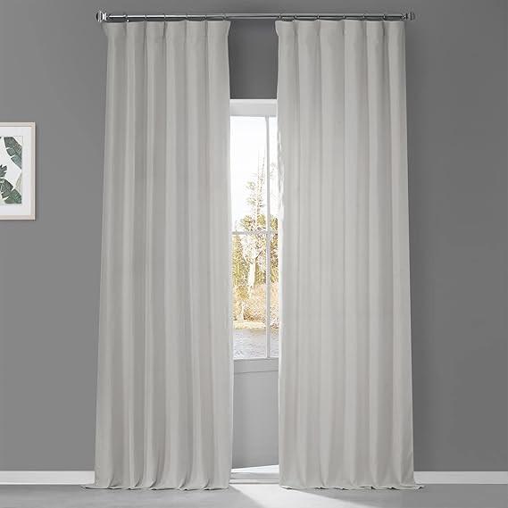 HPD Half Price Drapes French Linen Curtains For Room Decorations Light Filtering 50 X 96 (1 Panel... | Amazon (US)