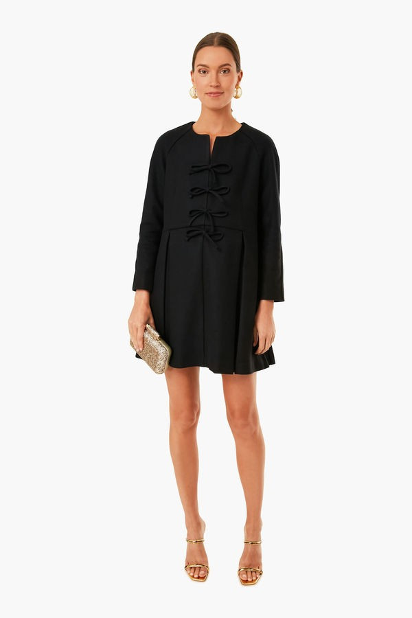 Black Blair Bow Dress | Tuckernuck (US)