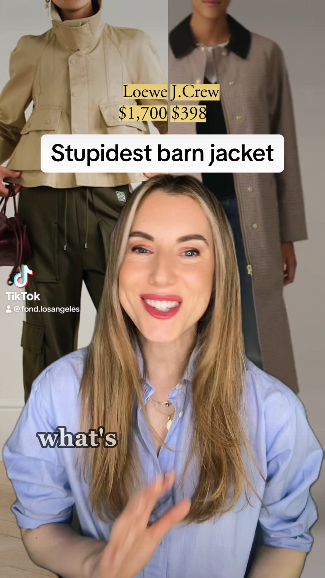 
I want my clothes to last in terms of quality and cultural significance – in other words, I want them to survive both wear and trend cycles.

To trend-proof your wardrobe, I recommend looking at the history of a piece to check whether the updates make sense.

Yes, certain proportions and colors might cycle out, but they can find their way back. They can be styled differently to adjust to the times.

Pieces that have this year’s “twist” on a classic won’t fare as well; it’s like telling a joke you had to witness firsthand. For example, a cropped trench/barn jacket hybrid mixes two big trends of 2024. It doesn’t make sense now, and I don’t think it’ll age well.

And, of course, pieces that are poorly executed are just stupid.

Characteristics of an old money barn jacket:
* MATERIAL: durable, heavy-duty fabrics like cotton duck or canvas
* LENGTH: hip length
* COLLAR: a pointed collar made of corduroy or leather
* POCKETS: Multiple large pockets around the abdomen and hips for storing tools and small items. At most, one single chest pocket, rather than two symmetrical chest pockets like denim jackets.
* CLOSURE: Front button closure, often with large buttons for easy use with gloves. Sometimes snaps are substituted for buttons. If there’s a zipper, it’s hidden.
* CUFFS: Cuffs may have straps to get a tighter fit that keeps out debris and cold. It’s atypical to have snap cuffs like denim jackets or work jackets.
* COLOR: Earth tones like brown, tan, camel, or olive.
* LINING: May be unlined for warmer weather or lined with flannel or quilted material for colder conditions.
* REINFORCED AREAS: Patches for reinforced at stress points like elbows and shoulders are typically made from the jacket’s own main material.


#LTKStyleTip #LTKVideo #LTKSeasonal