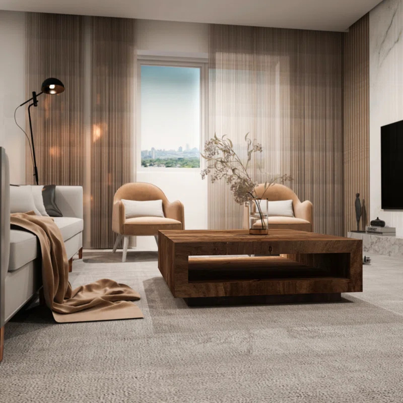 Caidyn Solid Wood Coffee Table | Wayfair North America