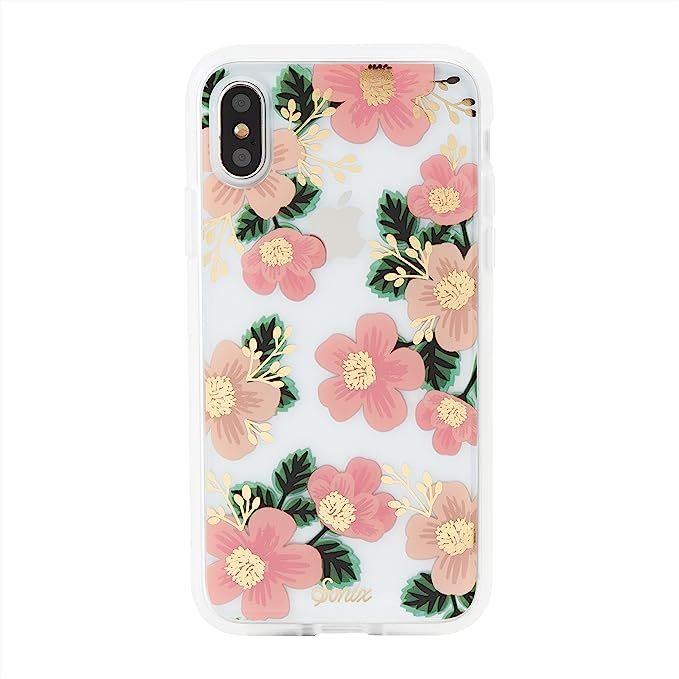 Sonix Southern Floral Case for iPhone X/Xs Women's Protective Pink Flower Clear Series for Apple ... | Amazon (US)