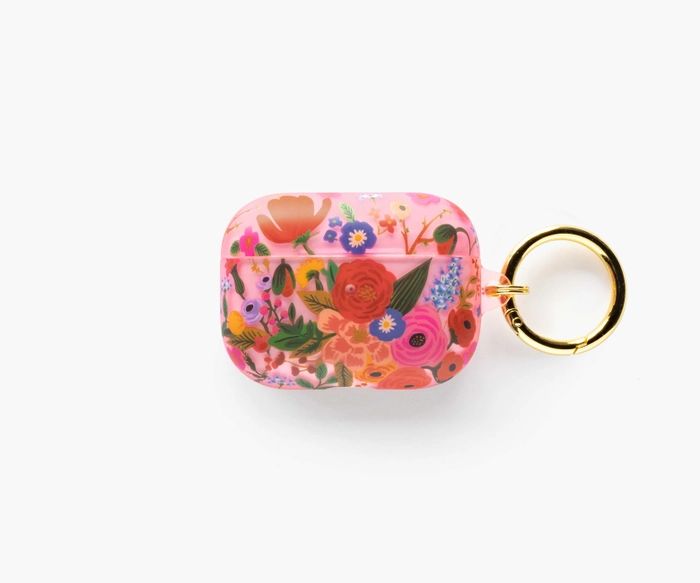 Clear Garden Party Blush AirPods Pro Case | Rifle Paper Co.
