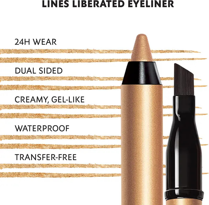 Yves Saint Laurent Lines Liberated 24HR Waterproof Eyeliner in 07 Blue at Nordstrom | Nordstrom