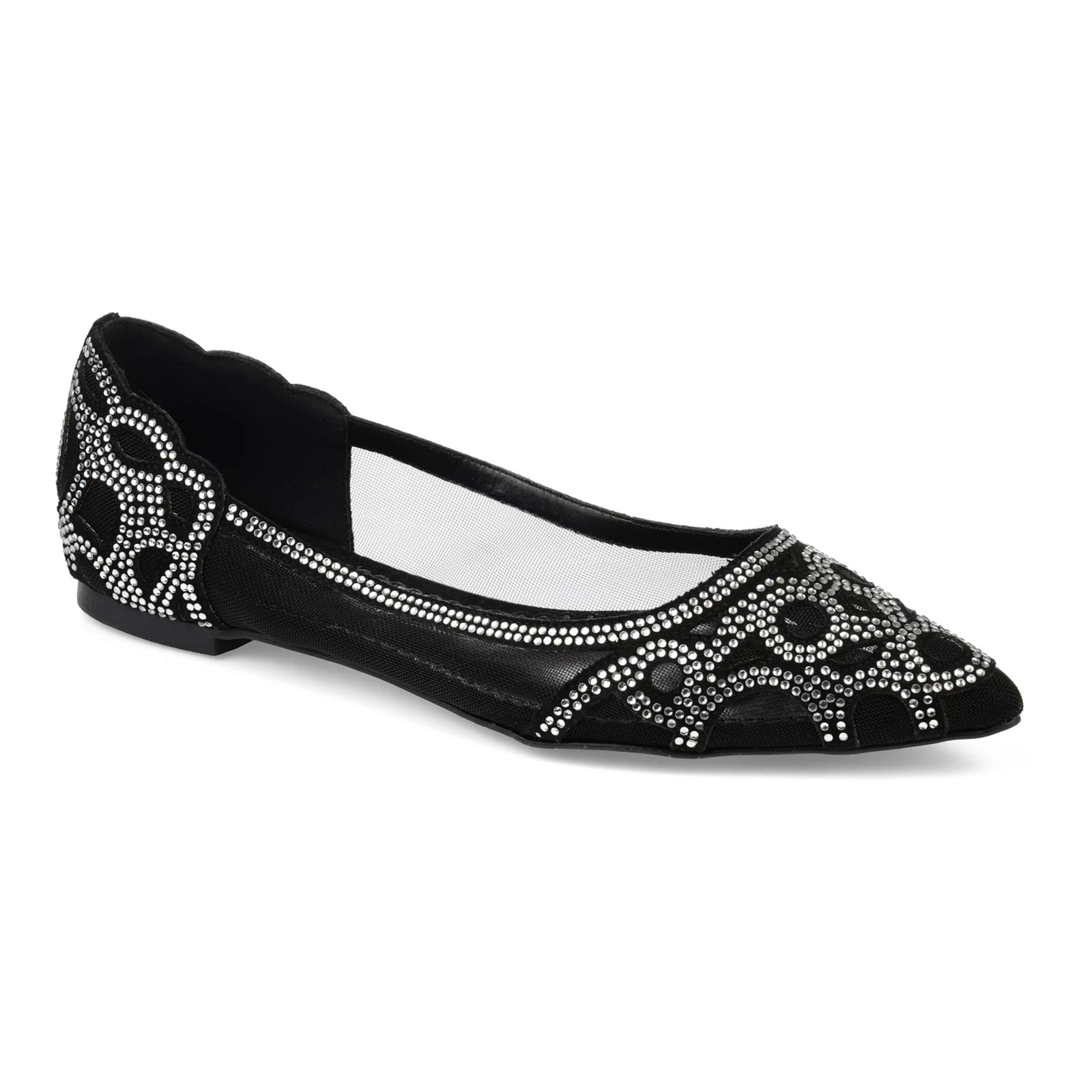 Journee Collection Batavia Women's Flats, Size: 8, Black | Kohl's