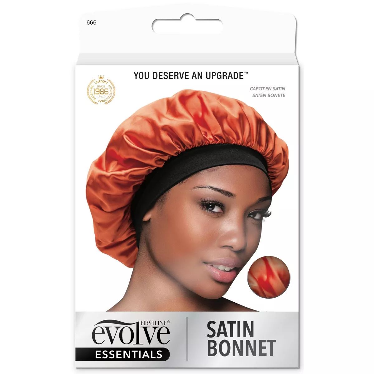 Evolve Products Exotics Sunset Satin Bonnet - Orange | Target