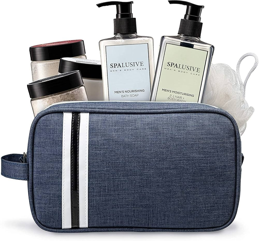 Luxury Spa Gift Set for Men - Natural Men’s Gift Basket - Great Gift For Guys for Holidays, Bir... | Amazon (US)