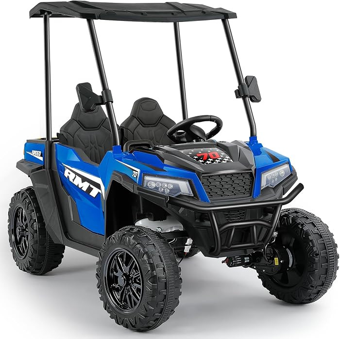 ELEMARA 24V 10AH Multifunctional Ride on Car with Dump Bed, Shovel, and Sun Shade, Large Electric... | Amazon (US)