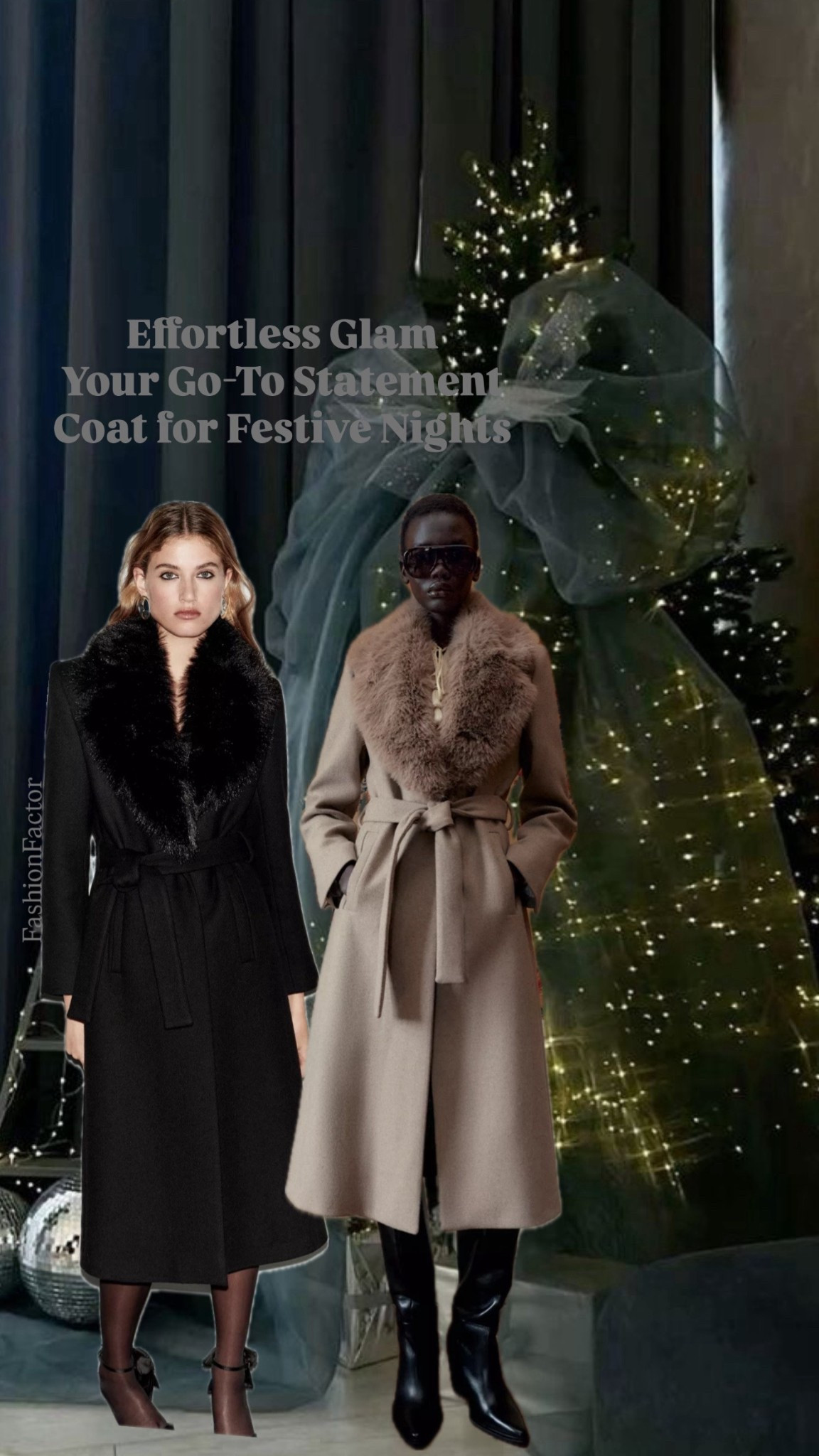 Effortless Glam:
Your Go-To Statement-Coat for Festive Nights 🤍 fur collar is removable so you can wear it more casual too for every day!

#LTKHoliday #LTKParties #LTKStyleTip
