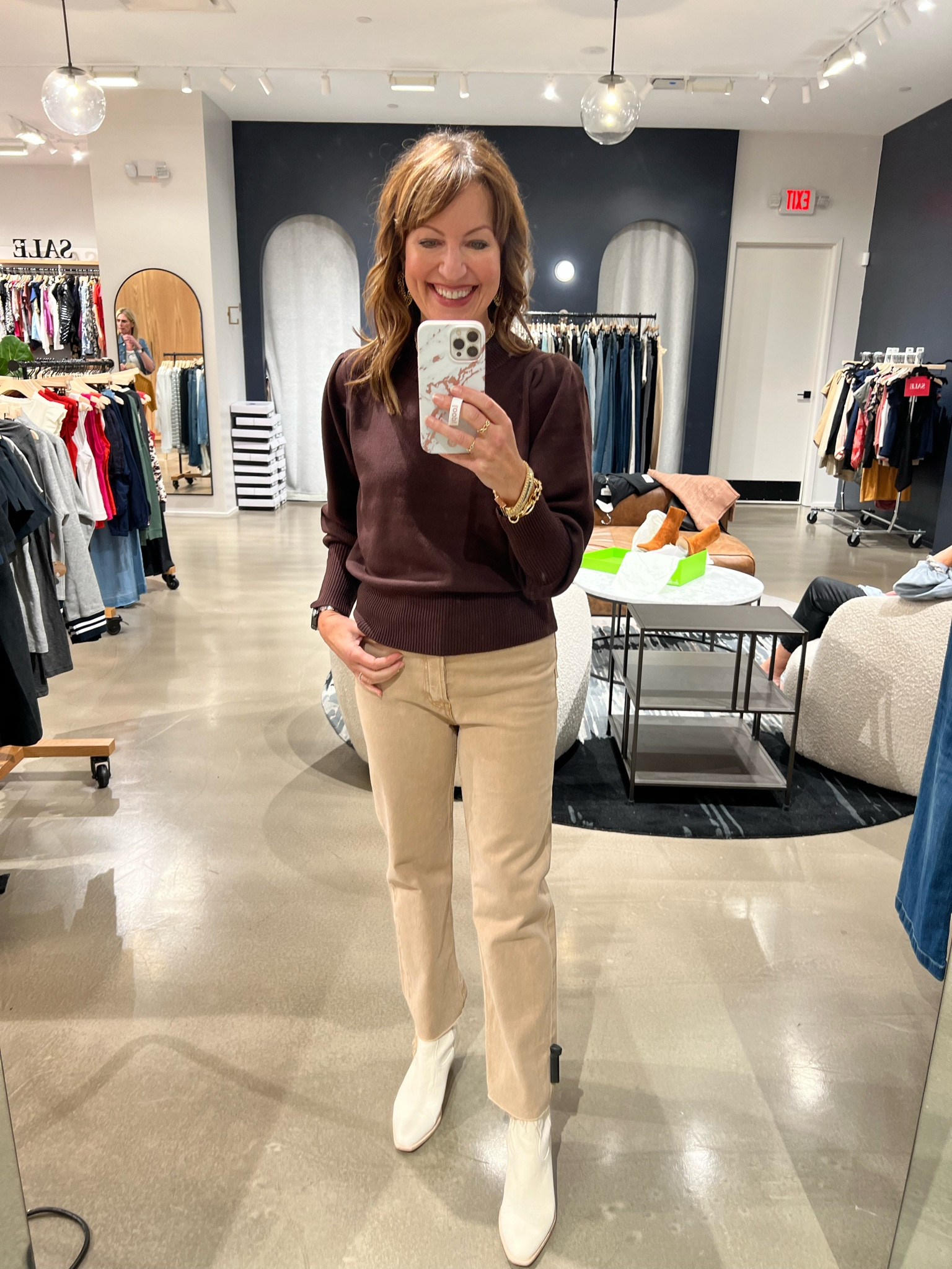 Evereve Fall new arrivals! This is such a soft plum sweater! It also comes in other colors.

Evereve, fall sweater, puffed sleeve sweater, plum sweater, Dolce Vita boots, western boots

#LTKstyletip #LTKunder100 #LTKSeasonal