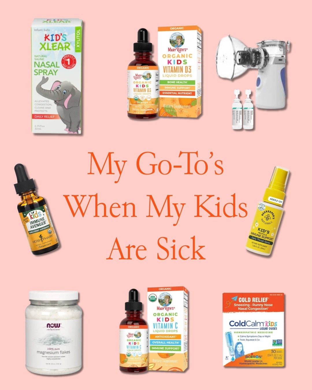 Kids sick day essentials + natural immune support for children.
My go-to kids nasal spray, vitamin D3 drops, vitamin C liquid, magnesium flakes, cold relief, and congestion support for toddlers and kids.

These are the products I personally keep stocked at home during cold season.

Linked here 🤍

#LTKBaby #LTKKids #LTKmomlife