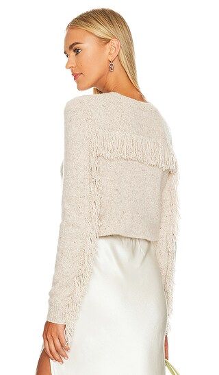 Fringed Sweater in Mojave | Revolve Clothing (Global)