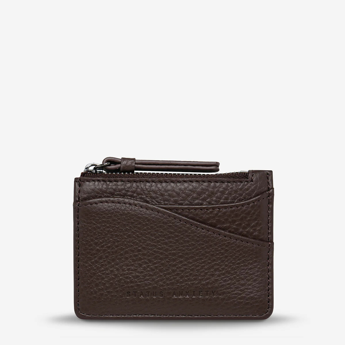 Hearts Still Beating Women's Cocoa Leather Wallet | Status Anxiety® | Status Anxiety 