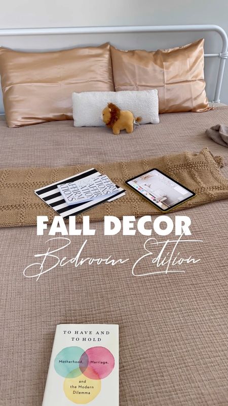 Next up on my fall decor to-do list is slowly turning my bedroom into a seasonal oasis. Warm tones are stealing my heart like this comforter and throw I picked up from Target. It’s the perfect setup for an afternoon spent writing, reading or watching something on my iPad. 

Here’s some cozy fall bedding to help you create your own fall oasis at home!

#LTKVideo #LTKhome #LTKSeasonal