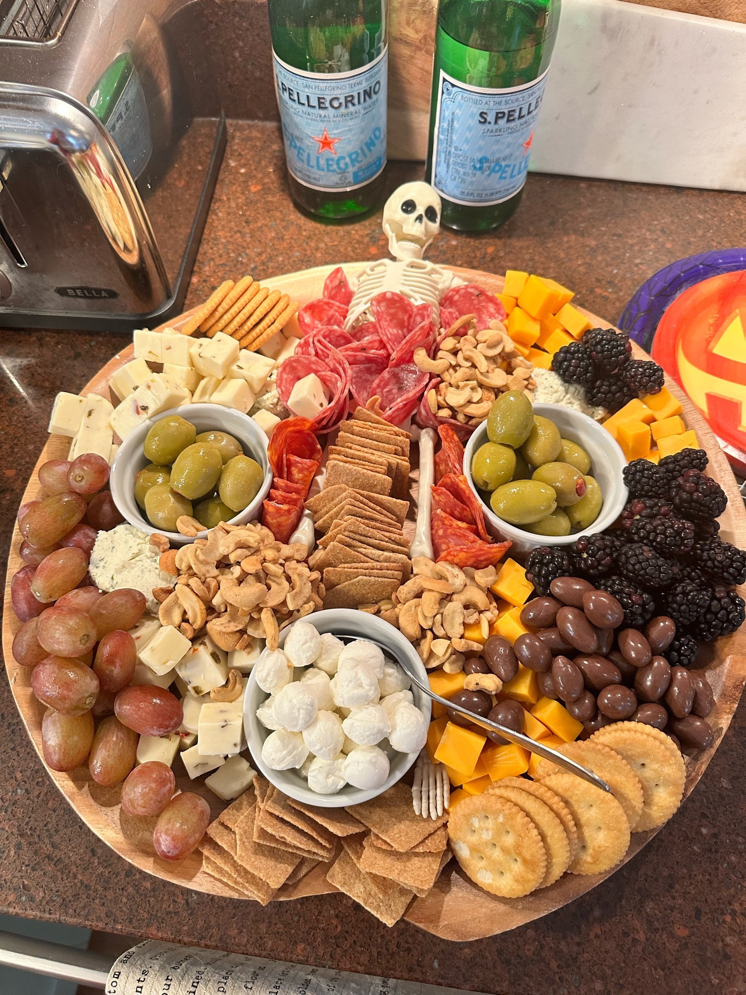 halloween charcuterie spread featuring pieces from amazon 💀🖤

#LTKSeasonal #LTKsalealert #LTKhome