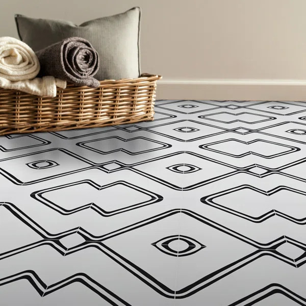 Chawen 8" x 8" Cement Field Tile | Wayfair North America