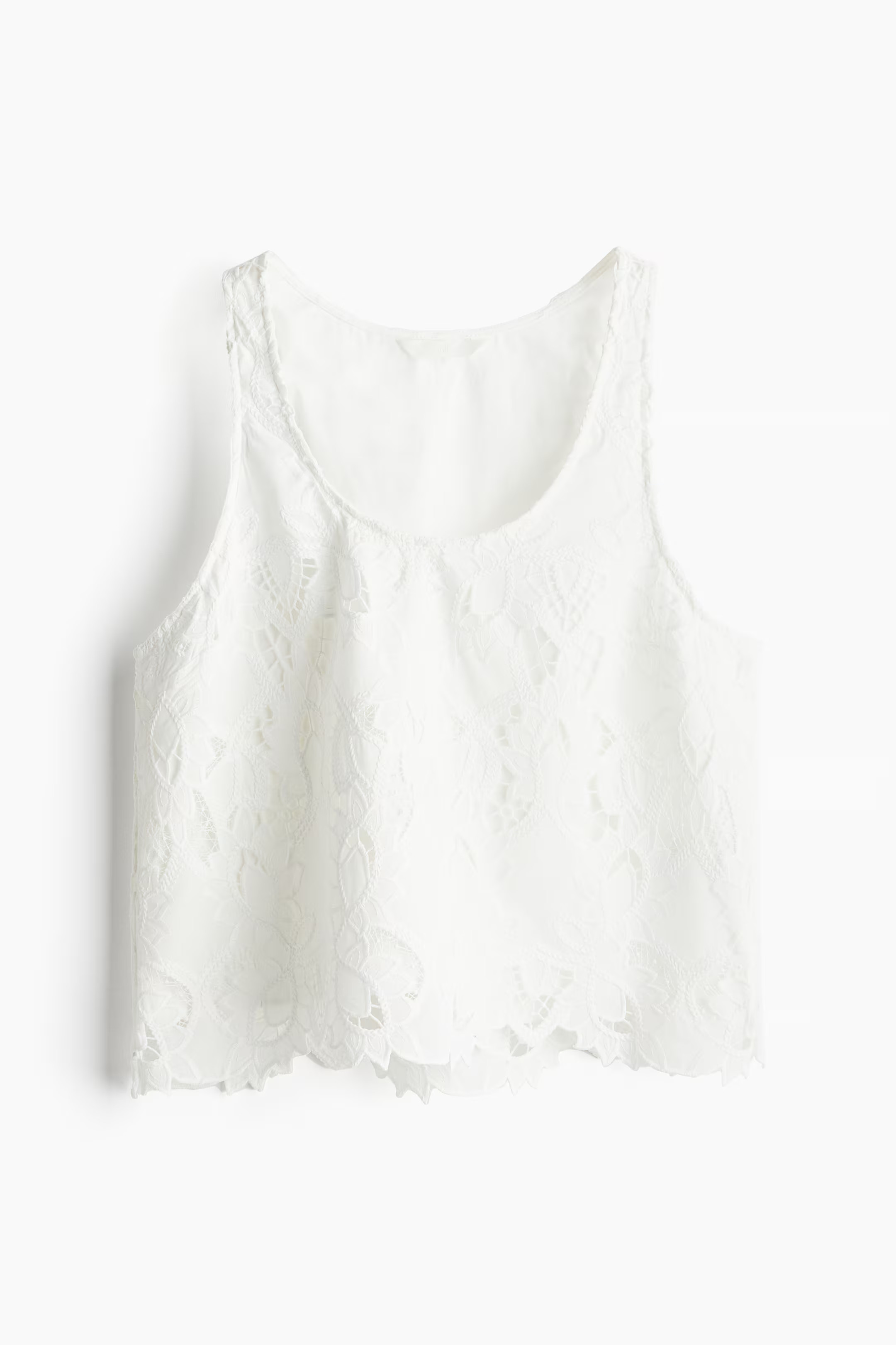 Singlet met broderie anglaise | H&M (DE, AT, CH, NL, FI)