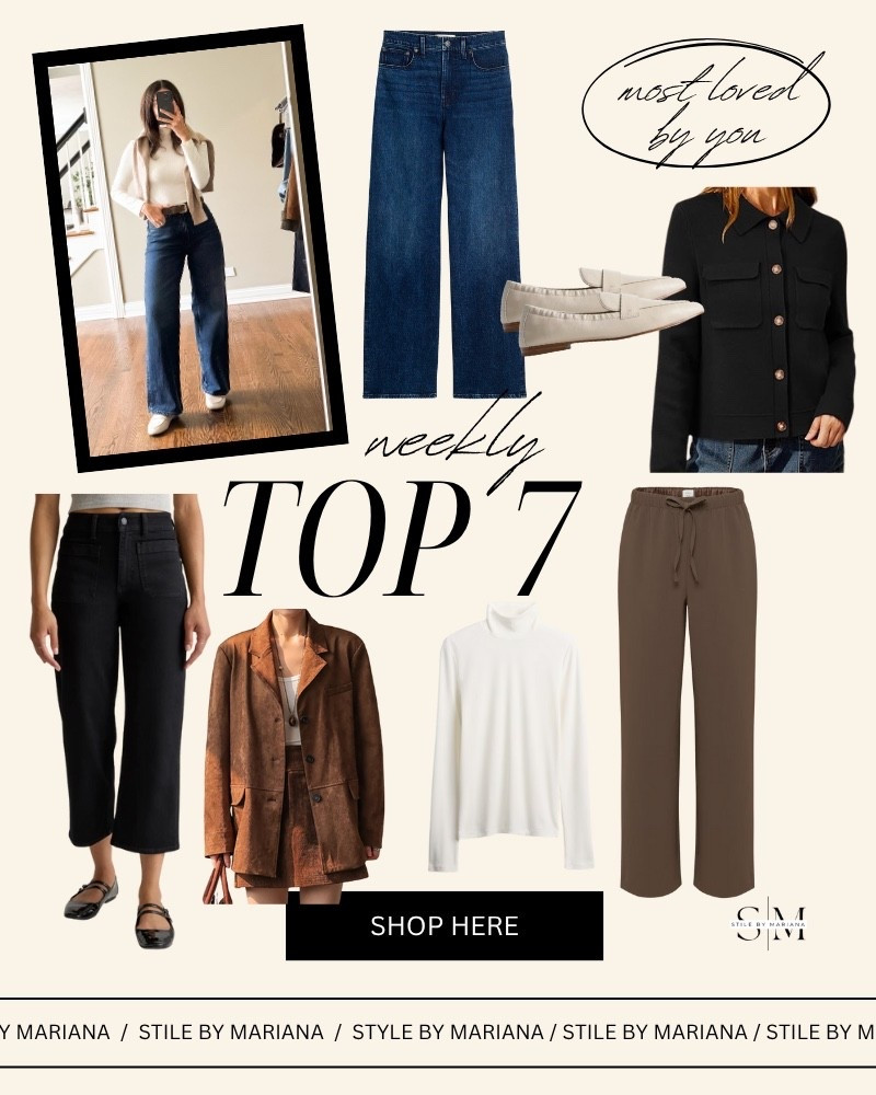 Weekly top 7 


#LTKFindsUnder100 #LTKStyleTip #LTKFindsUnder50