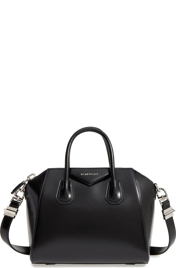 Small Antigona Box Leather Satchel | Nordstrom