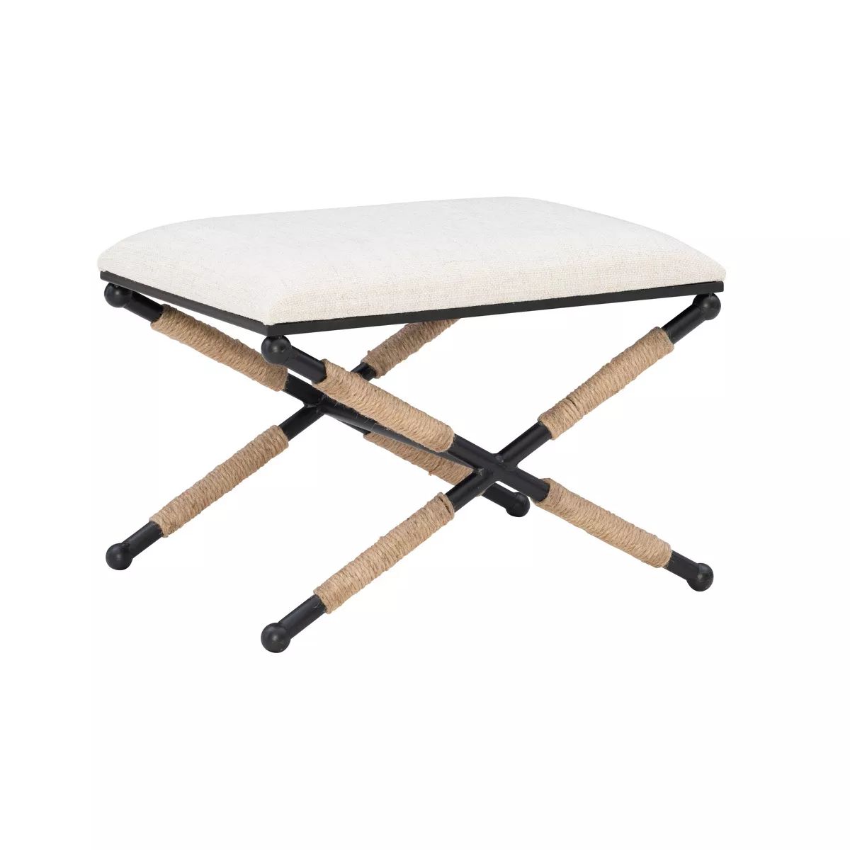 Ashburn Campaign Accent Stool - Linon | Target