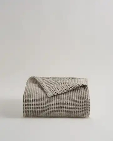 Organic Lofty Waffle Blanket | Quince
