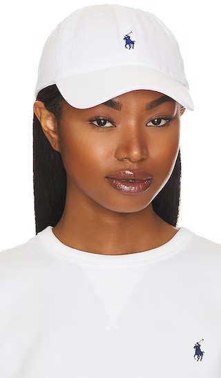 Polo Ralph Lauren Chino Cap in White. | Revolve Clothing (Global)