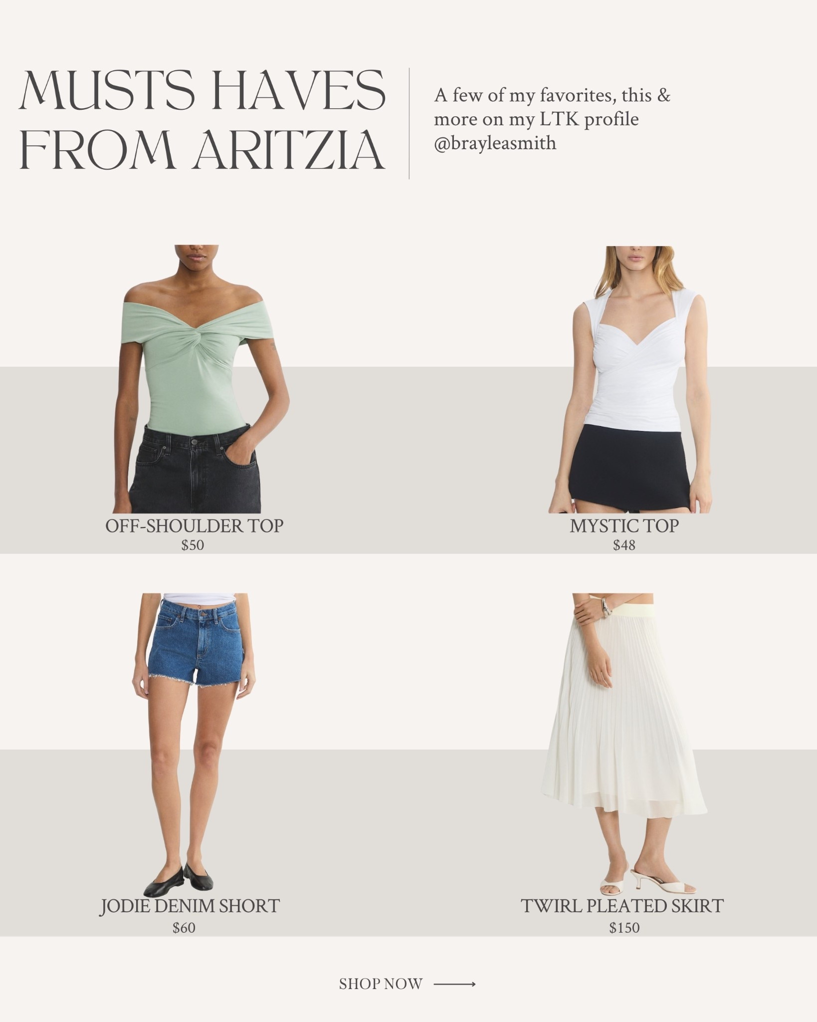 My Aritzia favorites!

Basic tops, Jean shorts, Midi skirt, white top, cream skirt 

#LTKFindsUnder100 #LTKStyleTip #LTKSeasonal