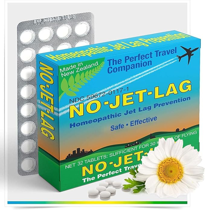 Miers Labs No Jet Lag Homeopathic Jet Lag Remedy (1 Pack, 32 Chewable Tablets), Travel Must Have,... | Amazon (US)