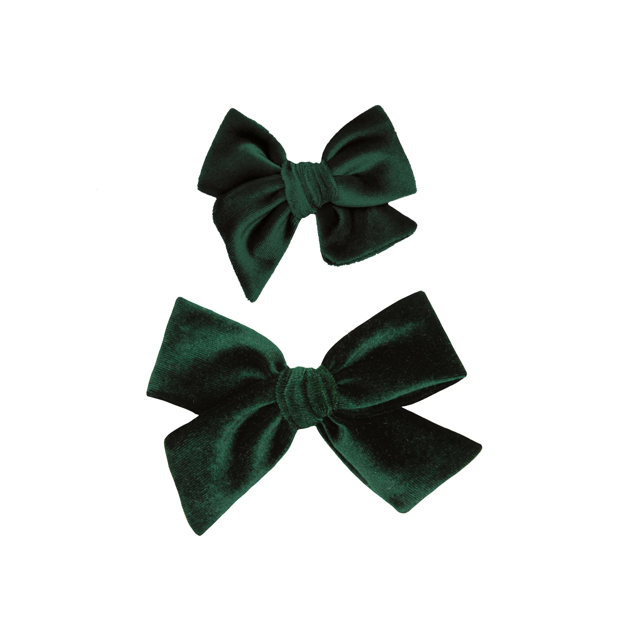 Velvet - Pine Bow Clip | Lou Lou & Company