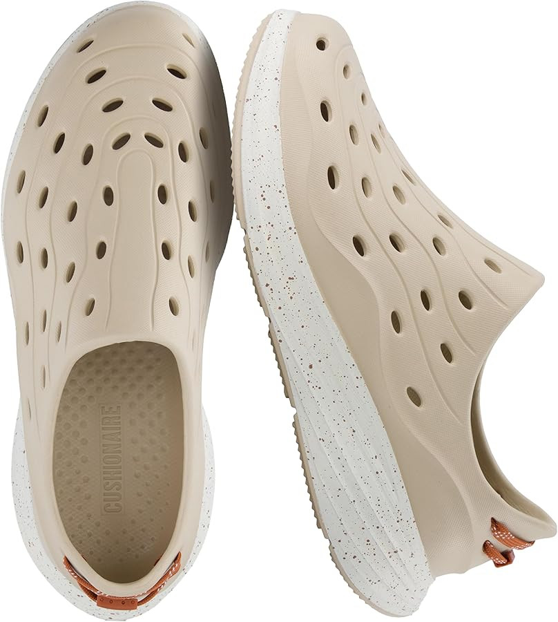CUSHIONAIRE Fuel EVA Recovery Shoes for Men, Lightweight Slip On Waterproof Sneaker Clogs with Cu... | Amazon (US)