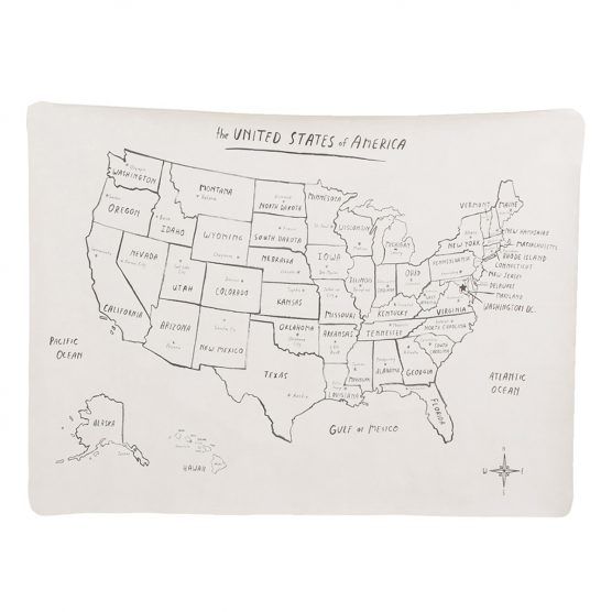 GATHRE Mini+ Mat – USA Map | The Tot