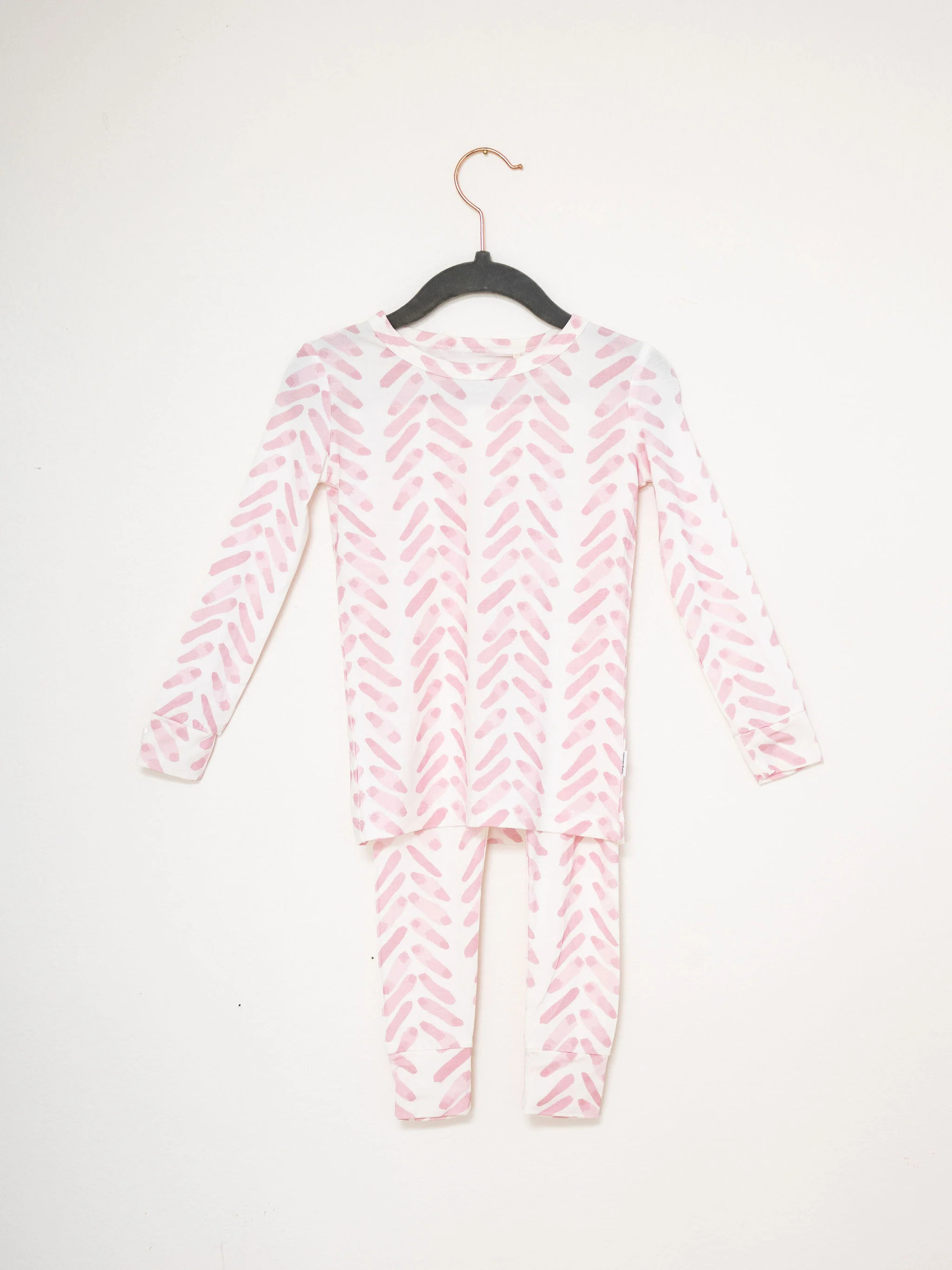 Pajama Set 2 Piece - Watercolor Leaf | The Uptown Baby