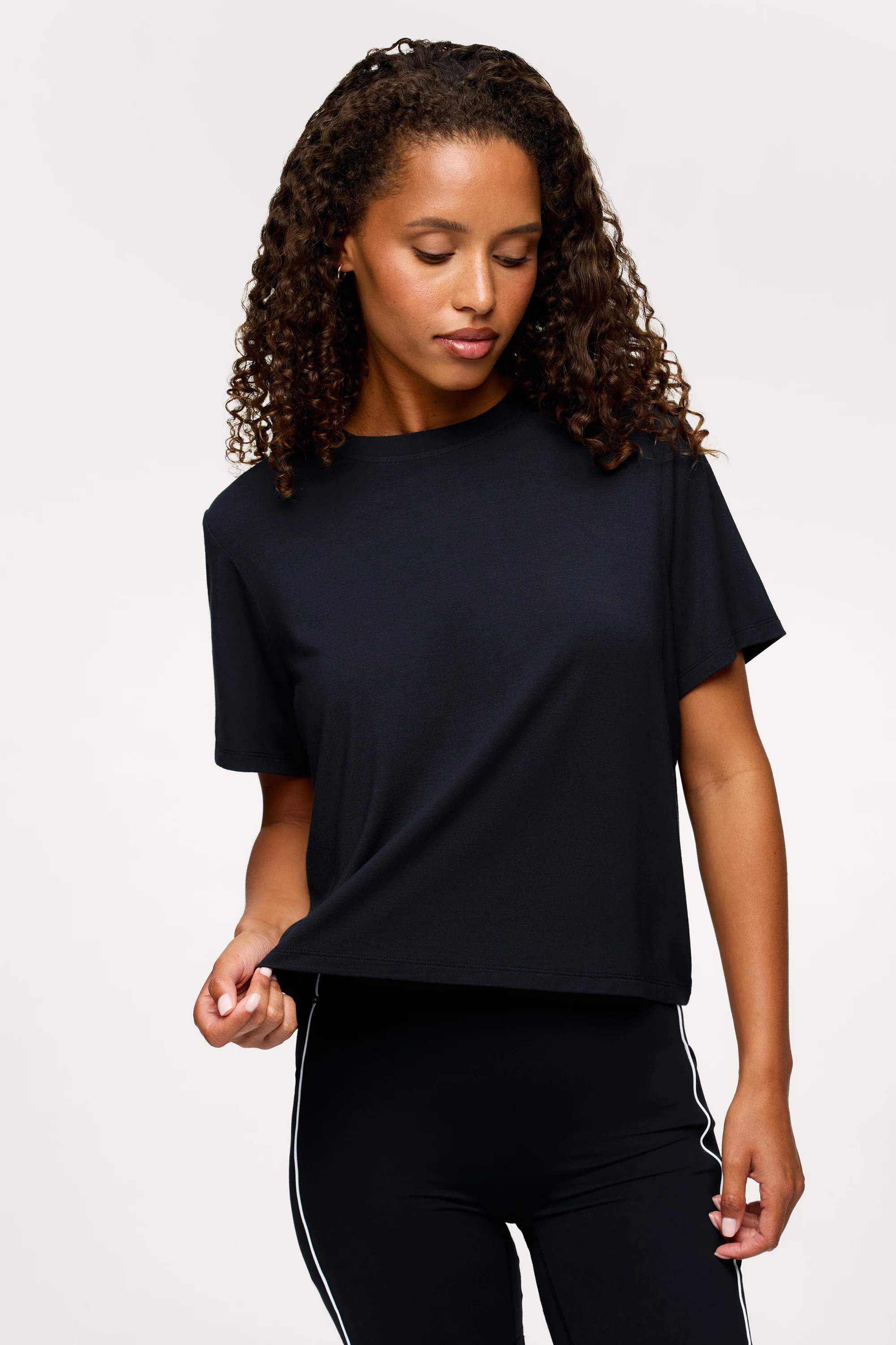 Featherweight Active Tee | Black | nuuds