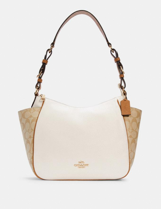 Rori Shoulder Bag in Colorblock Signature Canvas | Coach Outlet US