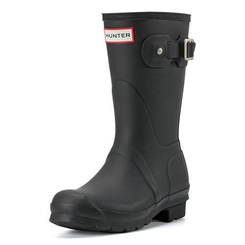 Hunter Women's Original Short Rain Boots, Navy, 10 | Amazon (US)