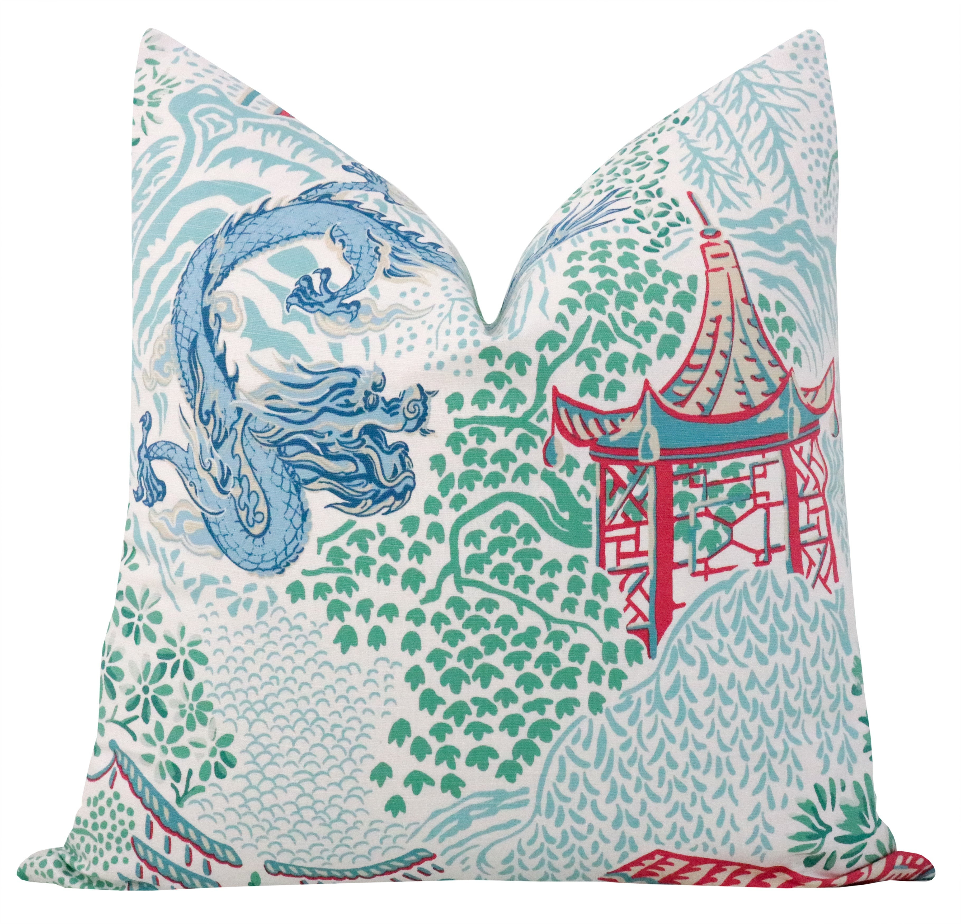 Pagoda Linen Print // Sky Blue | LITTLE DESIGN COMPANY