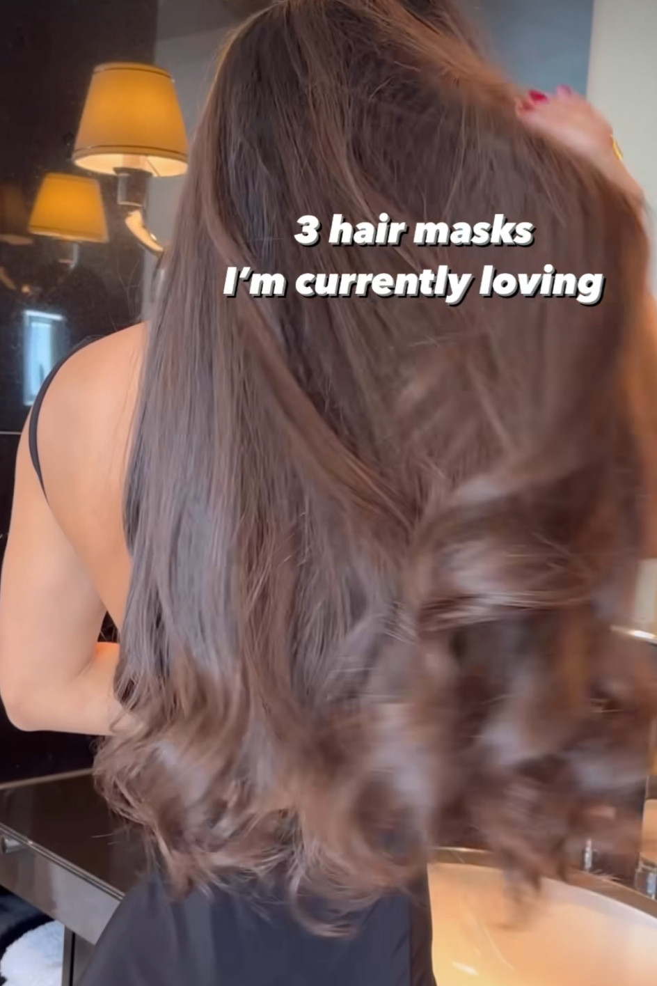 I use a mask once a week to help deeply hydrate, nourish & strengthen my hair. This results in smoother, softer & silkier strands. Here are 3 I am currently loving: 

Amika Soulfood Nourishing Mask
- for all hair types (especially dry)
- helps repair dry hair 
- contains jojoba oil & sea buckthorn to help soften & maintain healthy hair 
- sulfate & paraben free 

Christophe Robin Regenerating Mask (use code ANISA for 20% off)
- for all hair types (especially dry or damaged) 
- formulated with prickly pair oil to nourish & strengthen 
- helps prevent split ends  

Coco & Eve Like a Virgin Mask 
- treats split ends, tames frizz & adds shine
- contains fig & coconut oil to help hydrate & condition 
- sulfate free 

#LTKbeauty