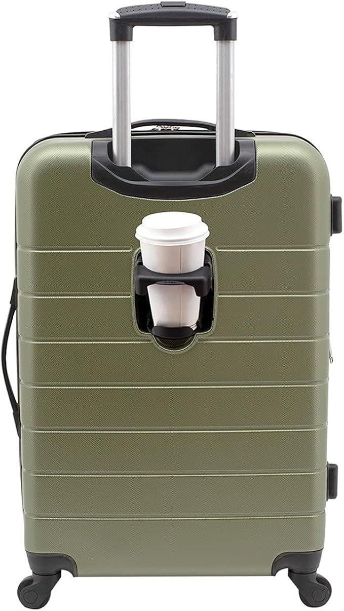 Wrangler Unisex-Adult Smart Luggage Set with Cup Holder and USB Port Carry-On Luggage | Amazon (CA)