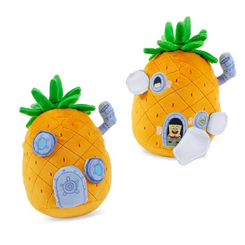 Toynk Nickelodeon SpongeBob SquarePants Pineapple House 10-Inch Plush Toy in Orange at Nordstrom | Nordstrom