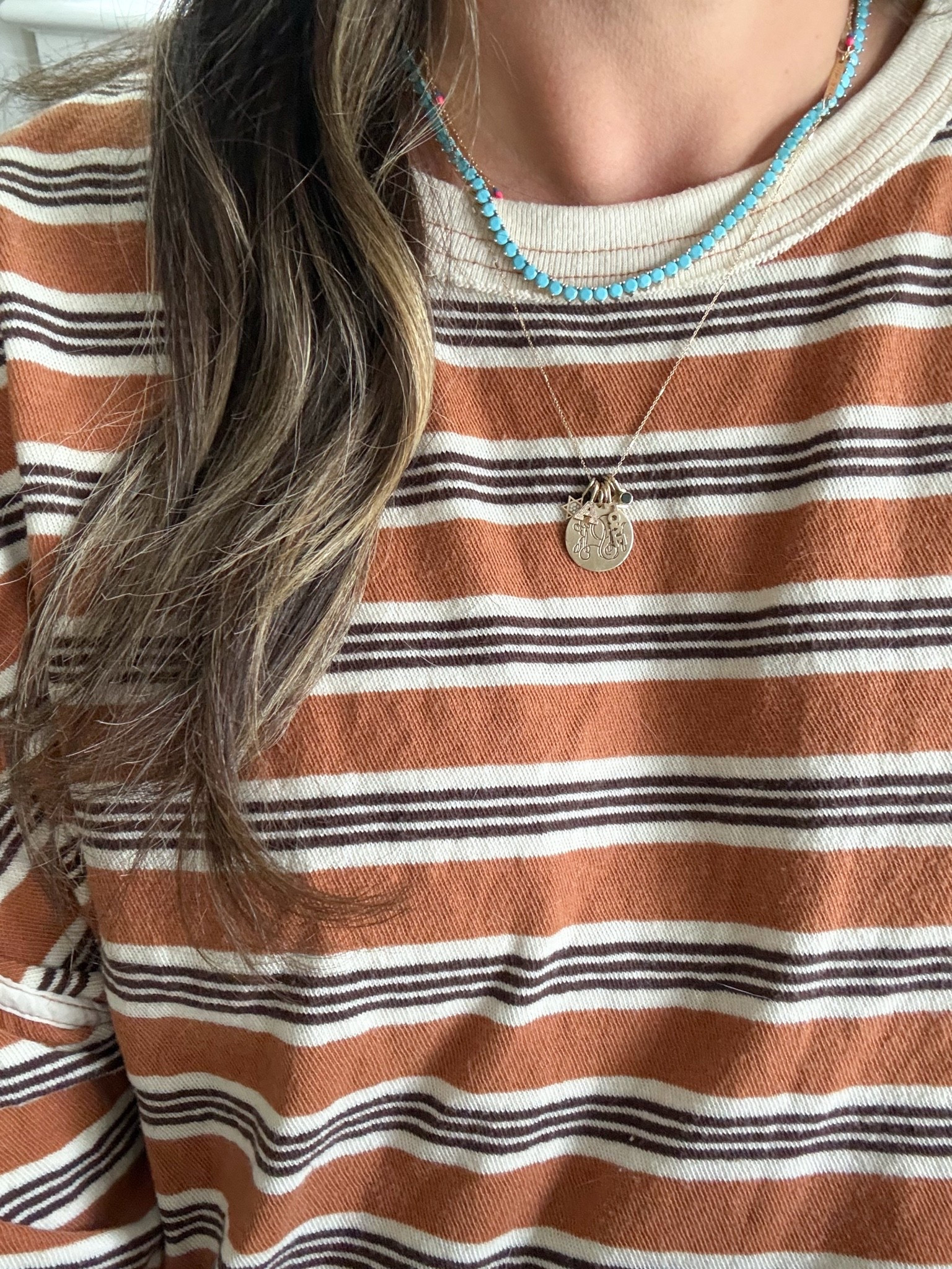 This turquoise necklace looks good with EVERYTHING and is the most fun summer staple. Cost per wear is so cheap — been wearing it nonstop for weeks!!!!

#LTKootd #LTKdayinmylife #LTKselfcare