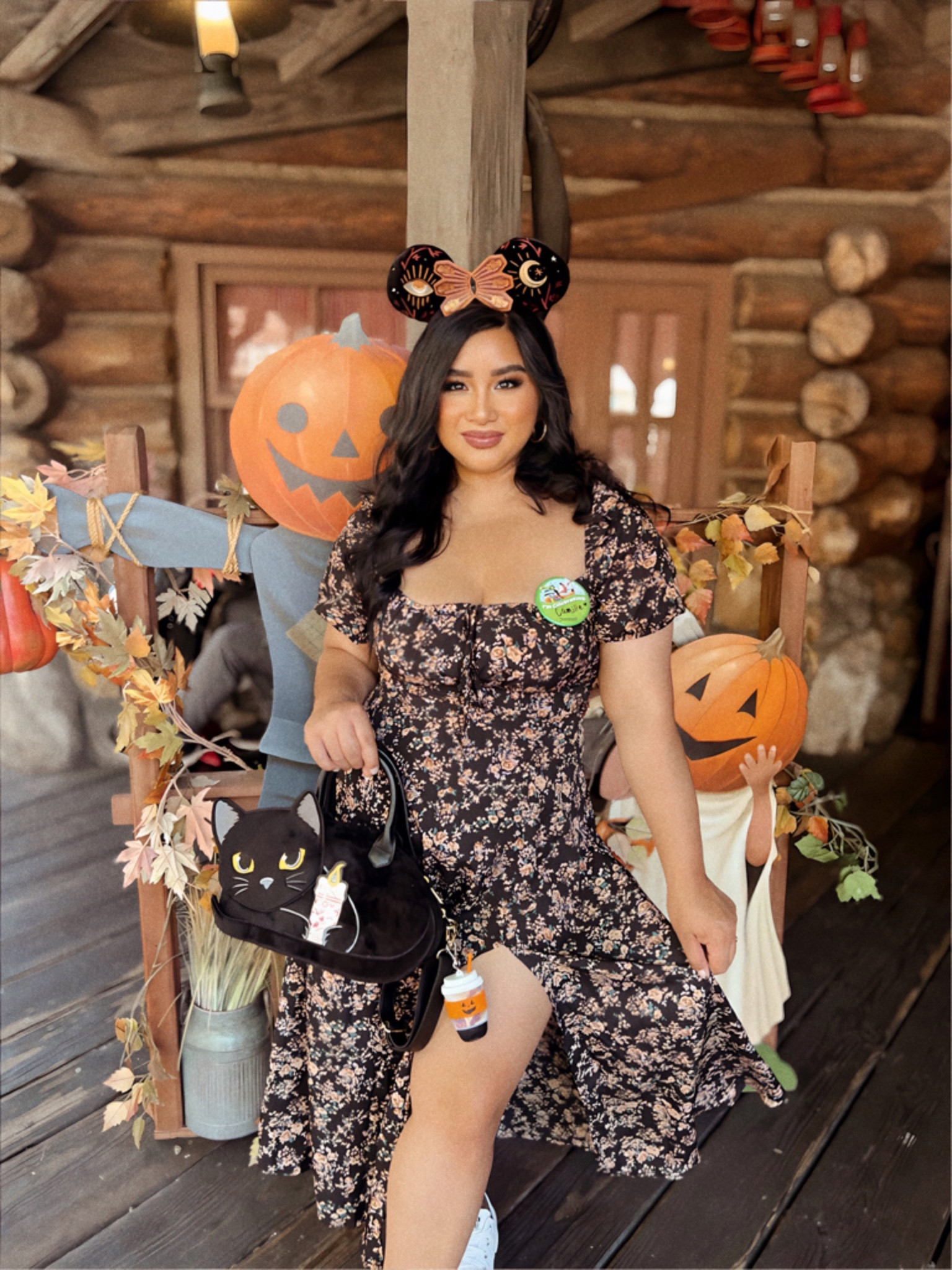 season of the witch 🐈‍⬛
this dress was giving me 90s witch/practical magic vibes! paired perfectly with my binx loungefly 

#LTKHalloween #LTKHoliday #LTKSeasonal