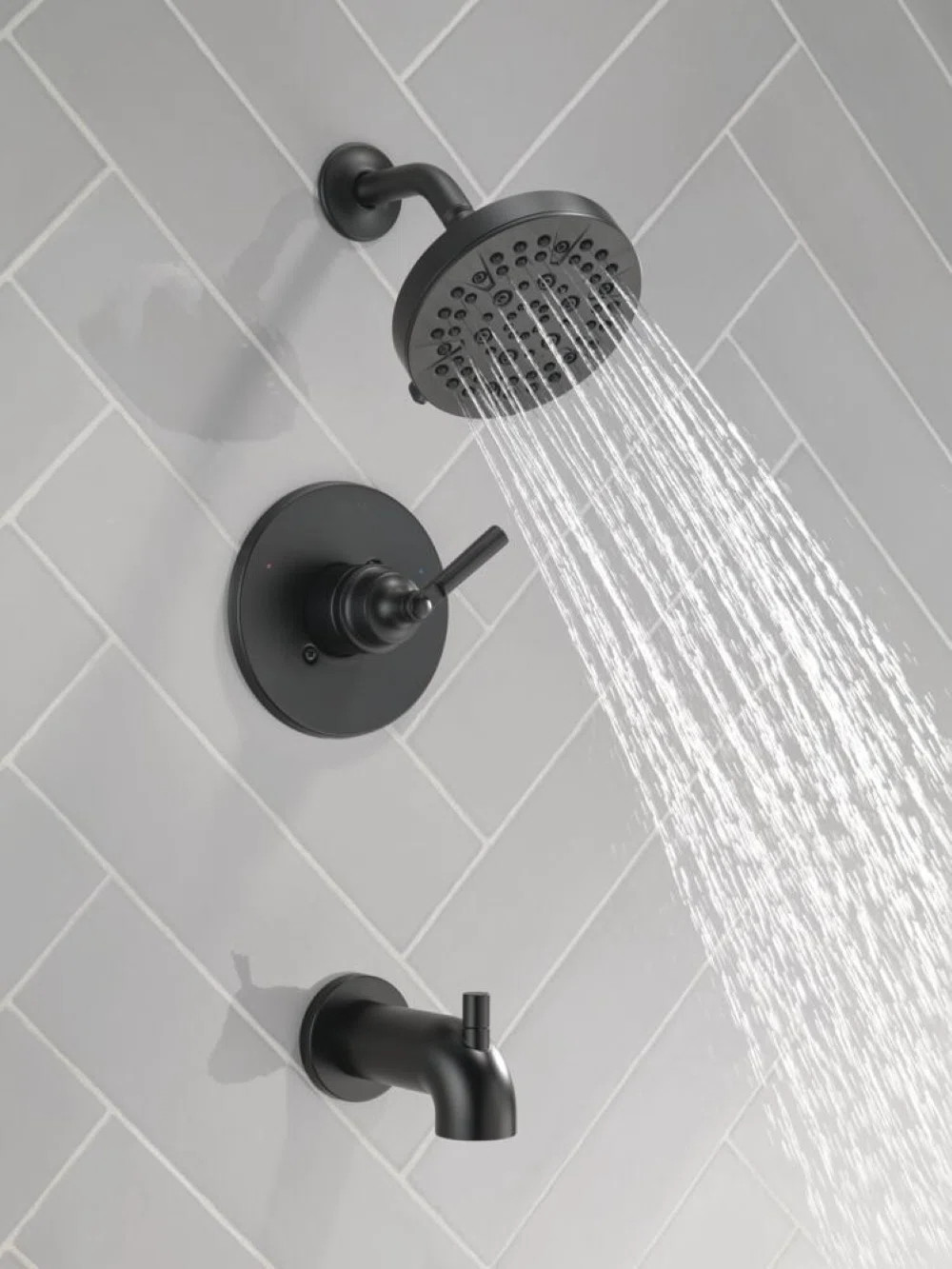 SAYLOR™ Single-Function Tub and Shower Faucet Set, Valve Trim Kit, Shower Head and Handle Set T... | Wayfair North America