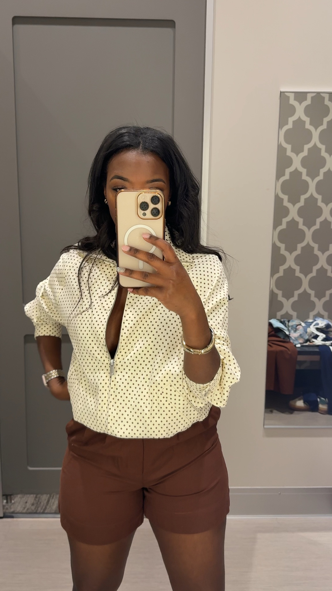 Polka dot track jackets immediately yes!

#LTKootd #LTKgrwm #LTKdayinmylife