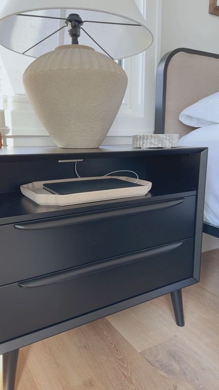 My nightstands are back in stock and 58% OFF! Wayfair Sale Deal
Comes in four finishes with charging port in the back  

#LTKHome #LTKSummerSales #LTKStyleTip