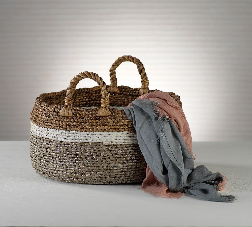Seylah Woven Baskets - Set of 2 | Pottery Barn (US)