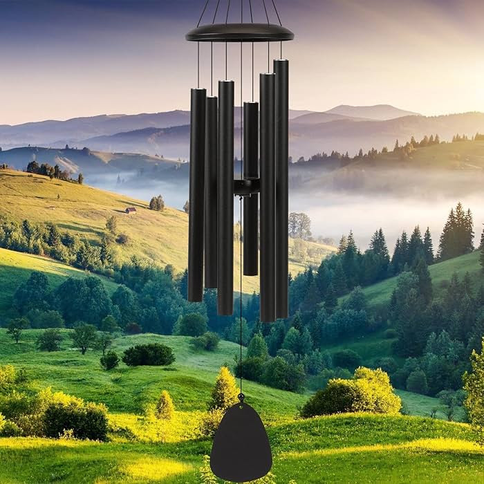 Wind-Chimes-Outdoor-Large-Decor, Deep Tone Soothing Melodic Tones Windchimes, Wind Chimes for Out... | Amazon (US)