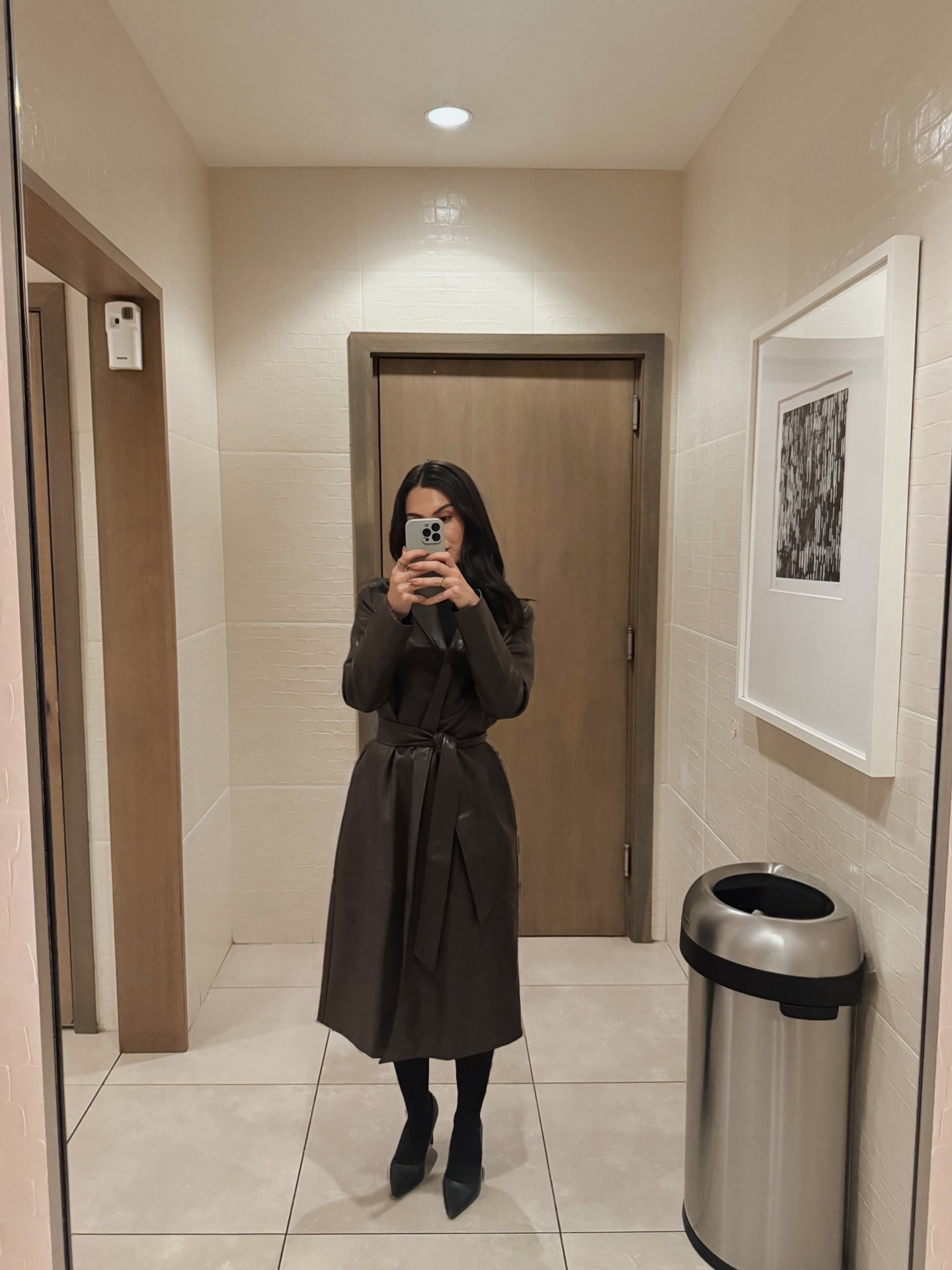 Matrix vibes for a work dinner! All finds under 50. Size small jacket and  tights, and heels are a 7.5.🖤

#LTKWorkwear #LTKFindsUnder50 #LTKdayinmylife