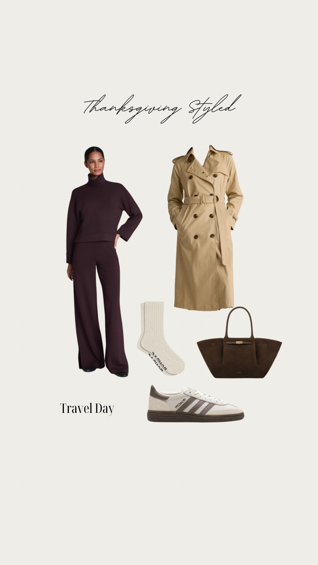 On the move for the holidays 🧳✨ I’m all about comfort without sacrificing style — think relaxed knits, sneakers, and a classic coat that can go from airport to dinner with family. Traveling feels so much better when you love your look.

#LTKStyleTip #LTKHoliday #LTKOver40