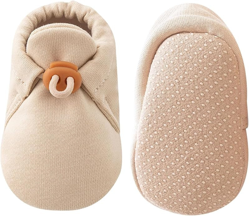 Baby Booties Newborn Infant Shoes Cozy Soft Warm Cotton Boots for Boys Girls | Amazon (US)