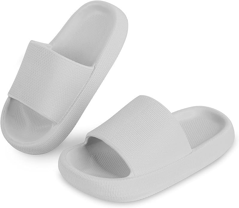 Menore Kids Toddler Pillow Sandals Shower Bathroom Slippers Quick Drying Open Toe Soft Non-Slip C... | Amazon (US)